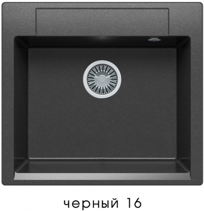 Мойка для кухни Polygran Argo-560 Черный №16