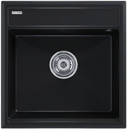 Мойка для кухни Paulmark Stepia-50 PM115051-BLM черный металлик