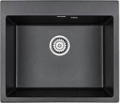Мойка для кухни Paulmark Kante 60 PM106052-BLM черный металлик