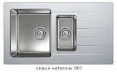 Мойка для кухни Tolero Twist TTS-890K серый металлик №001