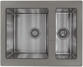 Мойка для кухни Florentina Комби 640К Серый шелк