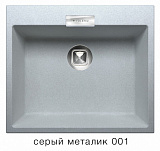 Мойка для кухни Tolero Loft TL-580 серый металлик №001