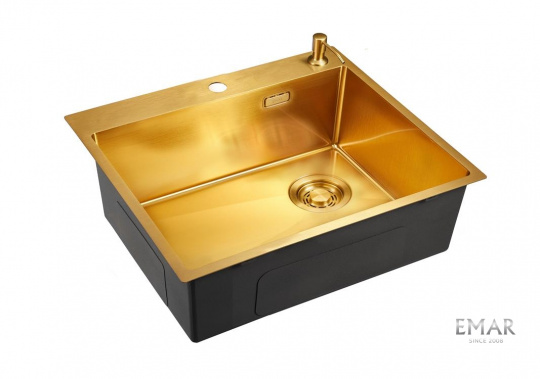 Мойка для кухни Emar EMB-560(TOP) PVD Golden