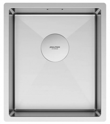 Мойка для кухни Paulmark NEXT 38 UNI PM213844-BS брашированная сталь