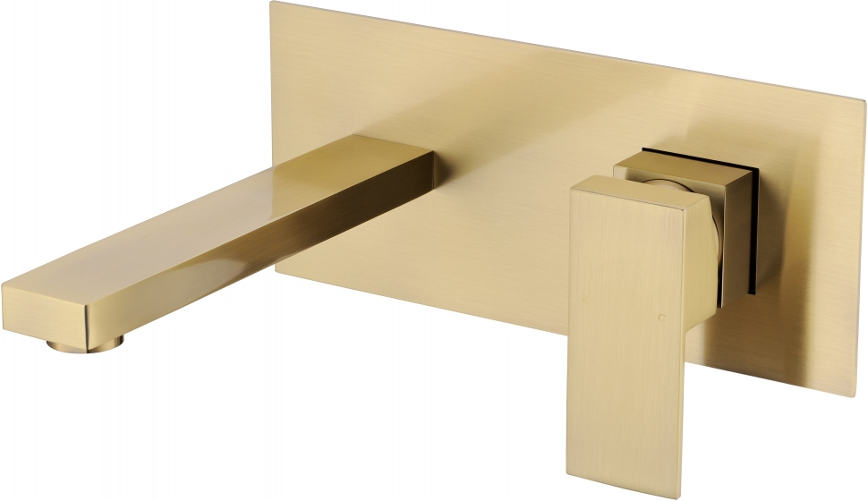 Смеситель встраиваемый для раковины Groсenberg GB588BR Бронза