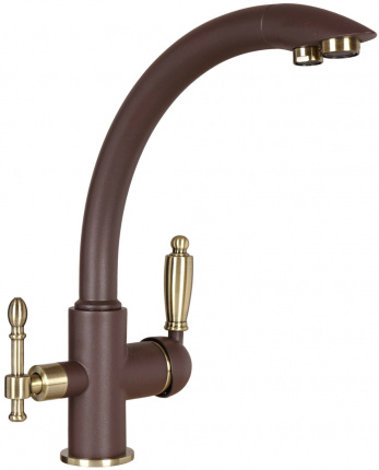Смеситель для кухни Milacio Gracia шоколад