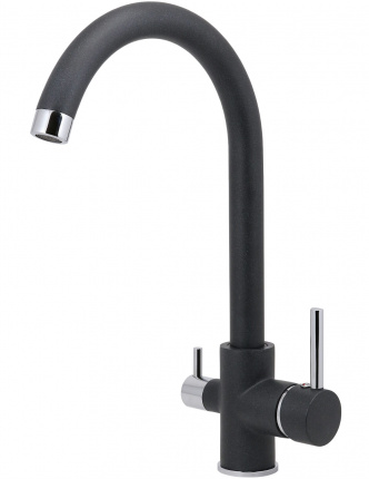 Смеситель для кухни Milacio Bella шварц