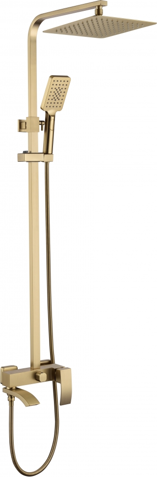Душевая система Grocenberg GB7007-1MG Матовое золото