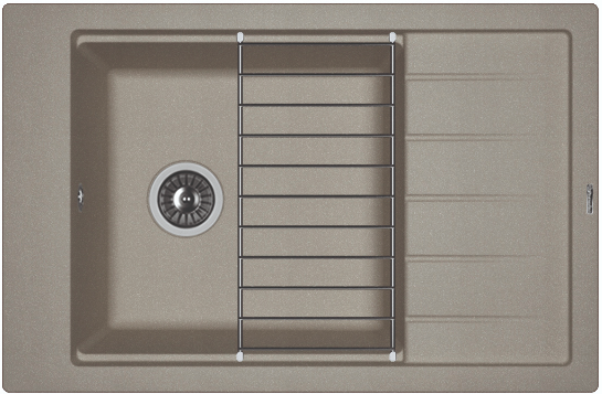 Мойка для кухни Florentina Липси-780Р серый шёлк