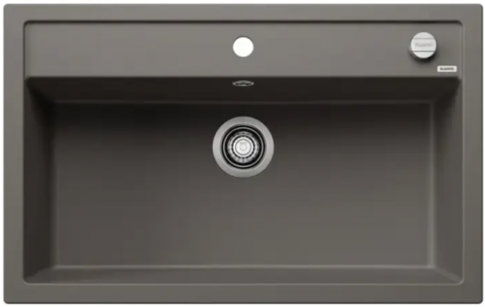 Мойка для кухни Blanco Dalago 8 вулканический серый, клапан-автомат