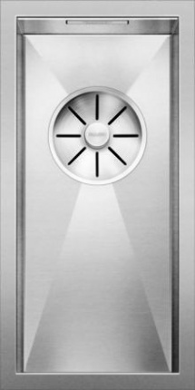 Мойка для кухни Blanco Zerox 180-U нерж. сталь, зеркальная полировка, отв-арм. InFino