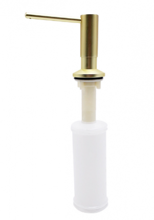 Дозатор для жидкого мыла Goccia Pome ampio Matt Gold, матовое золото, 500 мл