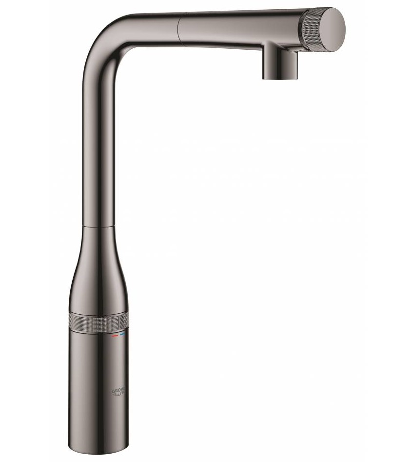 Смеситель для кухни Grohe Essence SmartControl с выдвижным L-образным ...