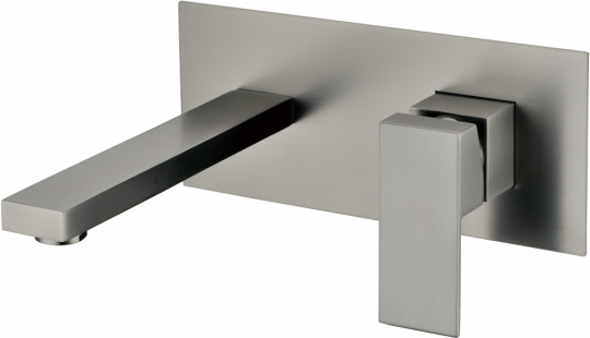 Смеситель встраиваемый для раковины Grocenberg GB588BG Графит