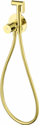 Гигиенический душ со смесителем Grocenberg GB009GO с термостатом золото глянец