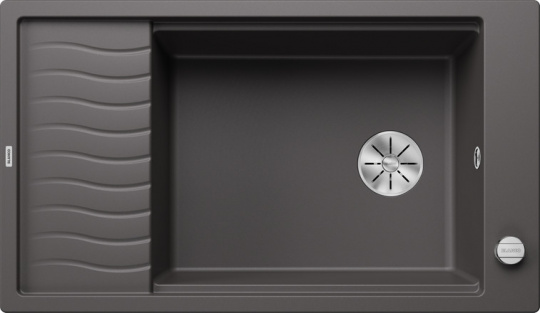 Мойка для кухни Blanco Elon XL 8 S Silgranit тёмная скала, кл-авт. InFino