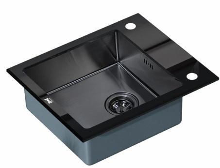 Мойка для кухни Zorg GL-6051-Black Grafit