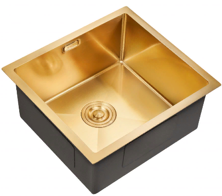 Мойка для кухни Milacio Denia 48 Steel брашированное золото