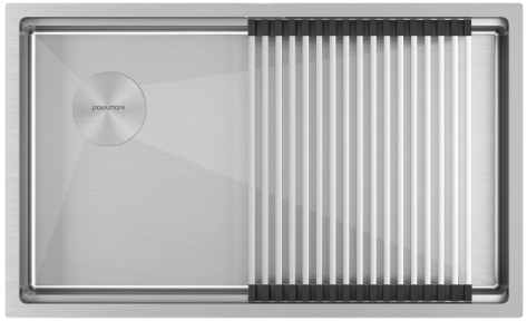 Мойка для кухни Paulmark NEXT-PRO 74-L UNI PM707445-L-BS брашированная сталь