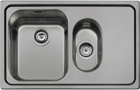 Мойка для кухни Smeg SP7915DN с PVD-покрытием состаренное серебро