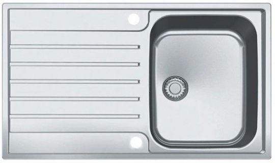 Мойка для кухни Franke Argos AGX 211-86 полированная, вентиль-автомат