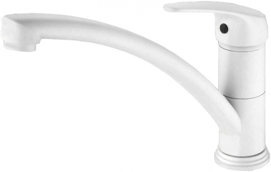 Смеситель для кухни Elghansa Kitchen Color 5600377-White, белая эмаль