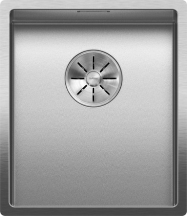 Мойка Blanco Claron 340-U нерж. сталь Durinox, отводная арматура InFino