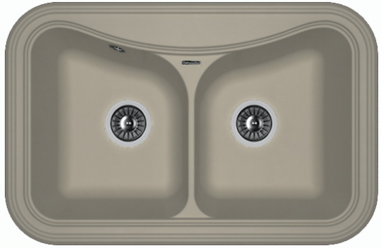 Мойка для кухни Florentina Крит-780А серый шёлк