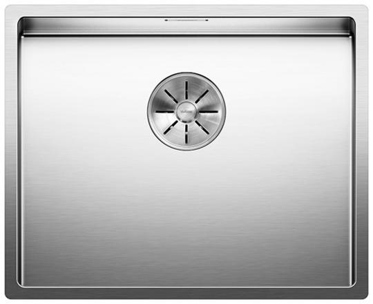 Мойка Blanco Claron 500-U нерж. сталь, зеркальная полировка, отводная арматура InFino