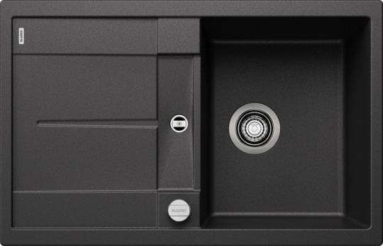 Мойка для кухни Blanco Metra 45 S антрацит, клапан-автомат