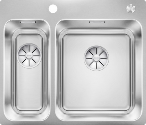 Мойка Blanco Solis 340/180-IF/A, нерж. сталь полированная, кл-авт PushControl