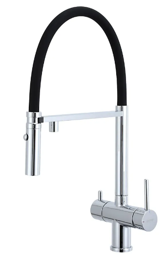 Смеситель для кухни с гибким изливом Gappo G4397-80 хром