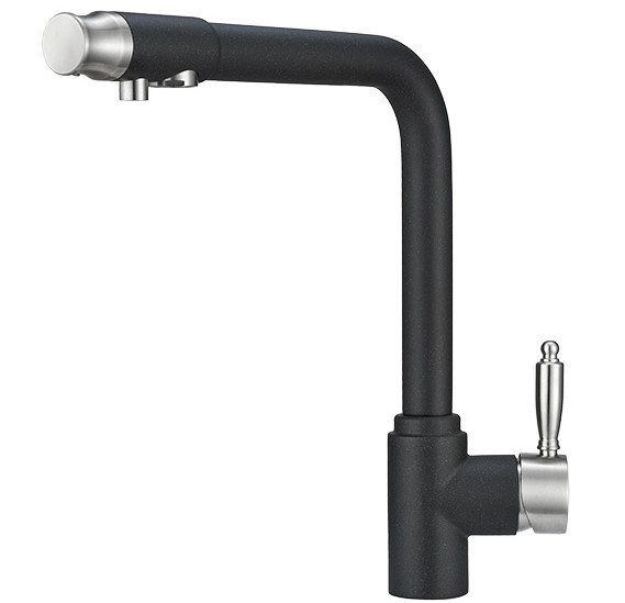 Смеситель для кухни Granula 2301 черный
