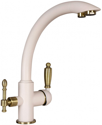 Смеситель для кухни Milacio Gracia белый