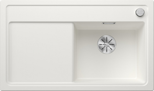 Мойка Blanco Zenar 45S чаша справа клапан-автомат InFino белый