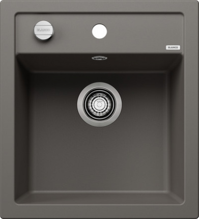 Мойка для кухни Blanco Dalago 45 вулканический серый, клапан-автомат