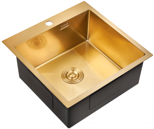 Мойка для кухни Milacio Denia 51 Steel брашированное золото