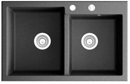 Мойка для кухни Marmorin Debra 436 203 003 серый