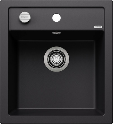 Мойка для кухни Blanco Dalago 45 черный, клапан-автомат