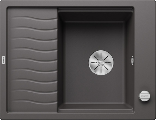 Мойка для кухни Blanco Elon 45 S Silgranit тёмная скала, кл-авт. InFino