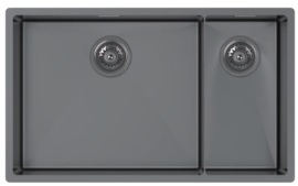 Мойка для кухни Kantera Cayman CAR490D3/L BP (K) - Black Pearl комплект аксессуаров в цвет