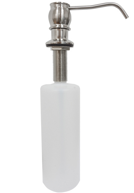Дозатор для жидкого мыла Goccia Rotonde piu Nickel, никель, 500 мл