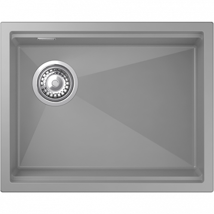 Мойка для кухни Rivelato LINO 554-L grigio metallizz