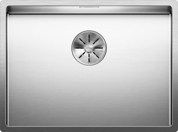 Мойка Blanco Claron 550-U нерж. сталь, зеркальная полировка, отводная арматура InFino