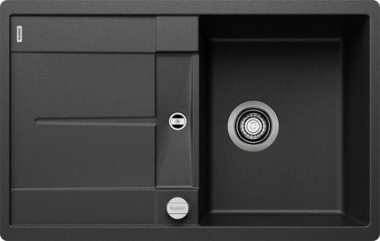 Мойка для кухни Blanco Metra 45 S-F антрацит, клапан-автомат