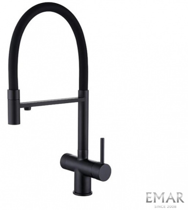 Смеситель для кухни Emar ЕС - 7024 Black