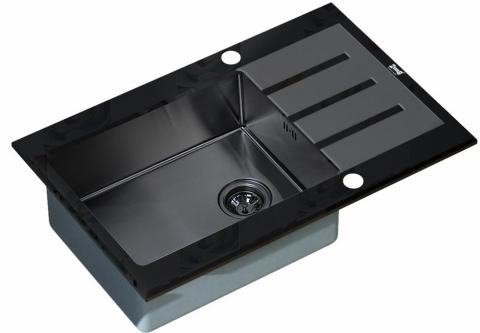 Мойка для кухни Zorg GL-7851-Black-Grafit