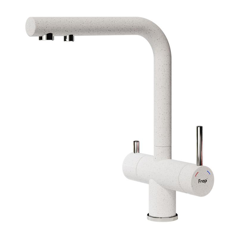 Смеситель для кухни Frap FX43752-8 белый