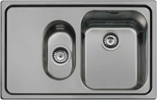 Мойка для кухни Smeg SP7915SN с PVD-покрытием состаренное серебро