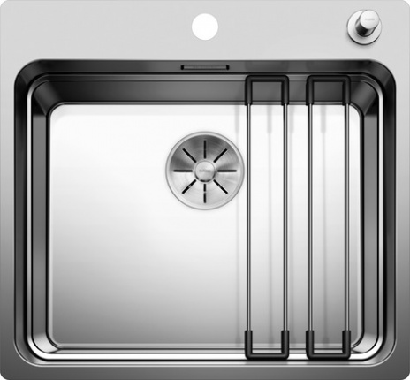 Мойка для кухни Blanco Etagon 500-IF/A нерж. сталь зеркальная полировка, кл-авт. InFino